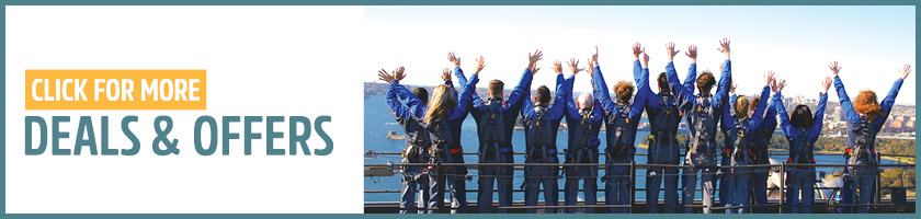 click for more information on bridgeclimb deals and special offers