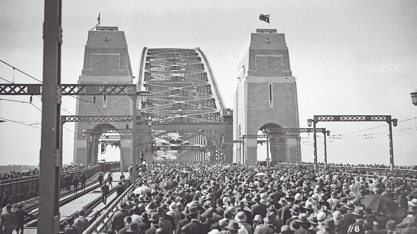 sydney harbour bridge opening