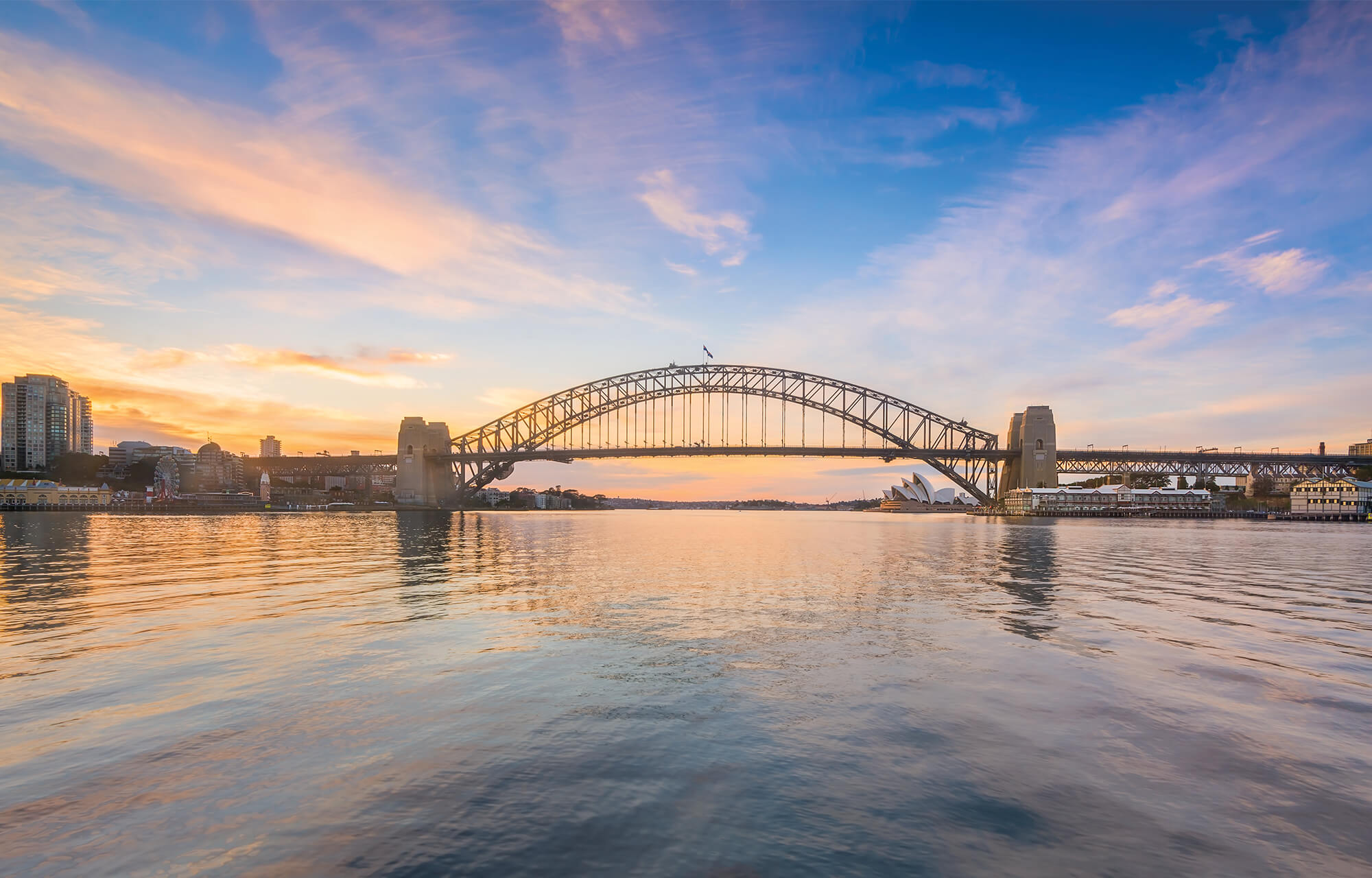 Sydney Harbour Bridge during the day