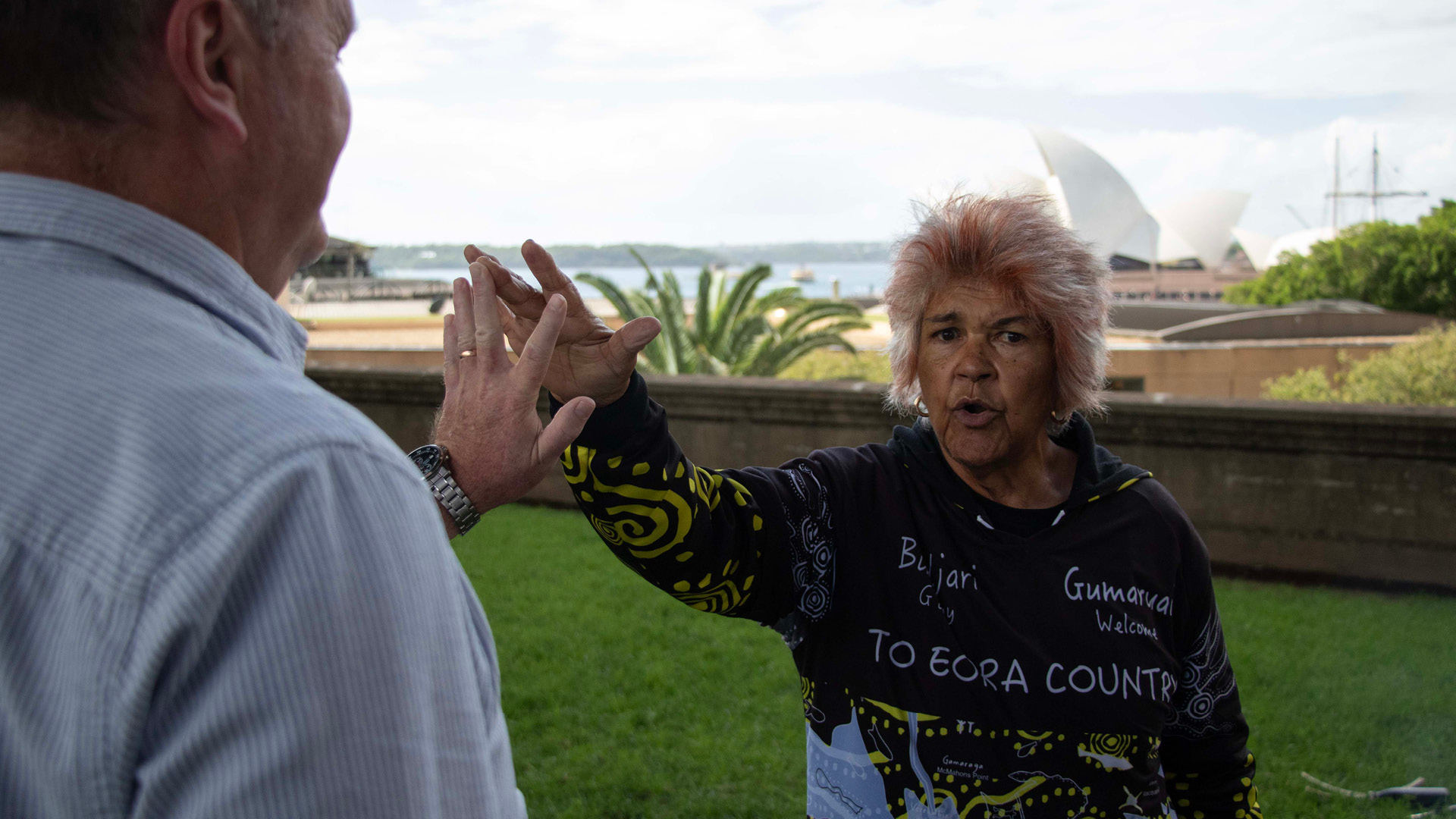 Indigenous smoking ceremony