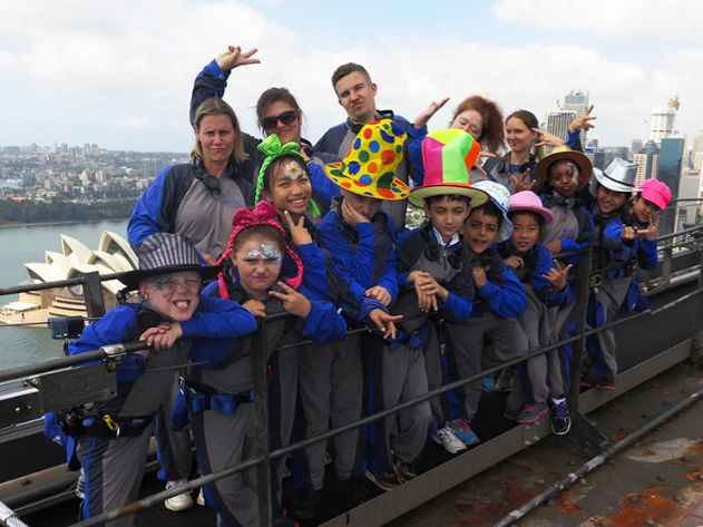 BridgeClimb's first birthday part at the Summit