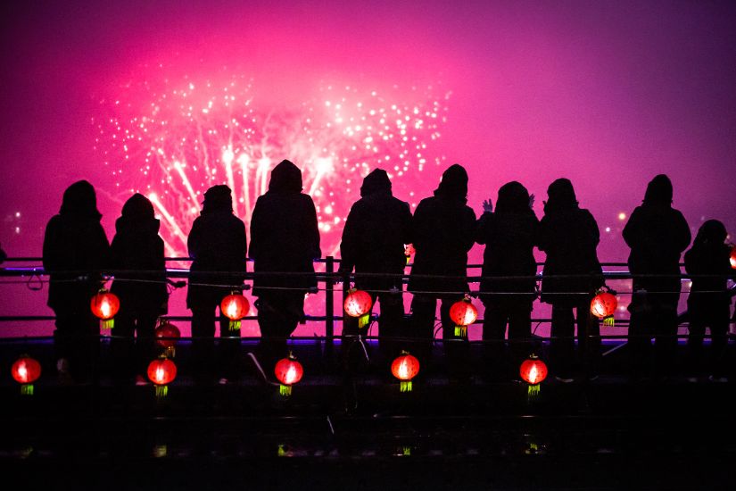 Lunar Festival fireworks Lunar Festival fireworks