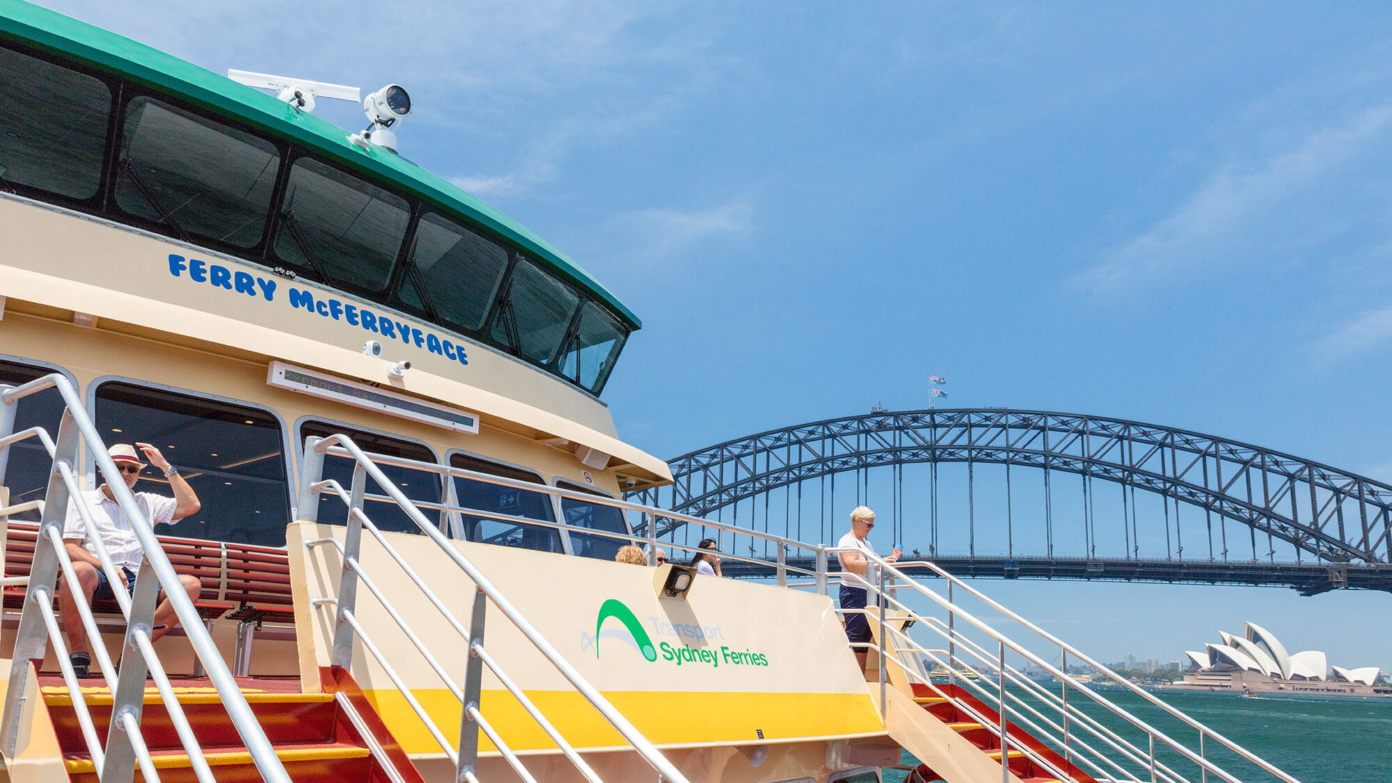 deck of a Sydney ferry