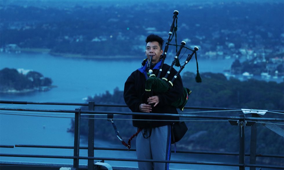 Anzac Day on the Sydney Harbour Bridge