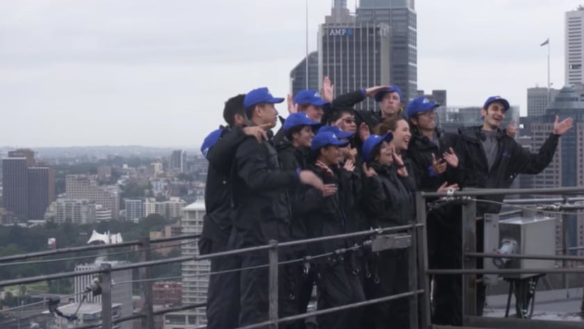 60 MBA Students from University of NSW Climb The Sydney Harbour Bridge