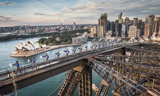 BridgeClimb's first Tai Chi class
