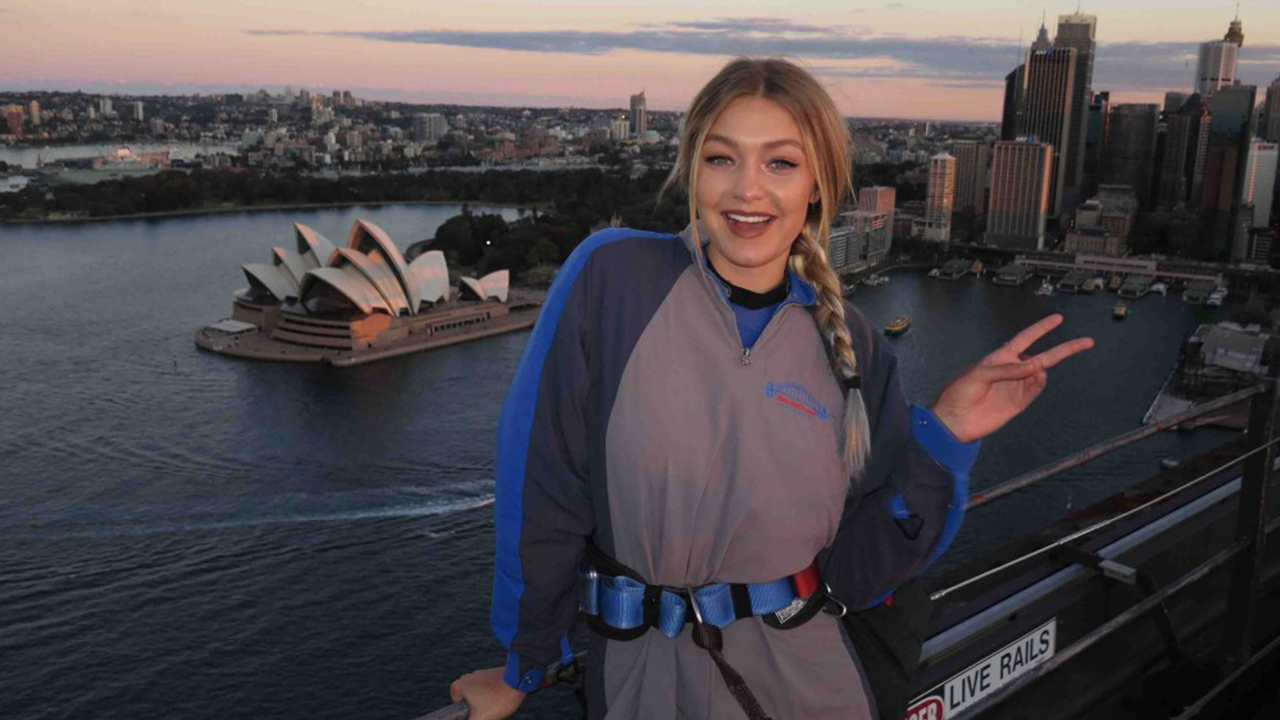 Gigi Hadid BridgeClimb Sydney Harbour Bridge