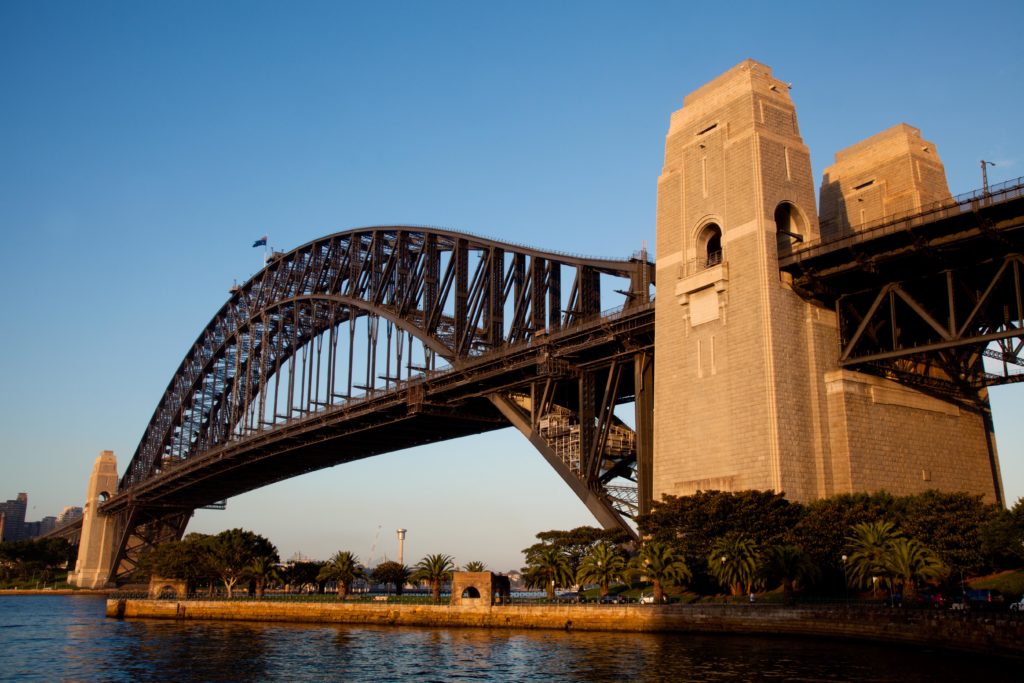 Sydney Harbour Bridge is the world's largest steel arch bridge