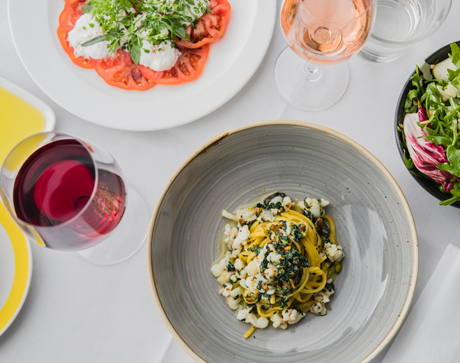Waterfront dining at OTTO Sydney in Wooloomooloo