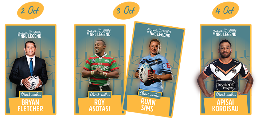 Climb with an NRL legend