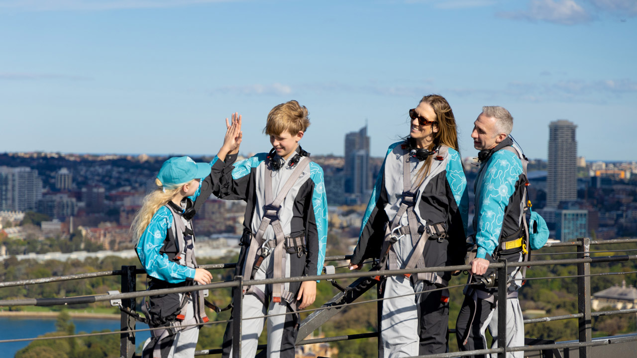 A private family BridgeClimb