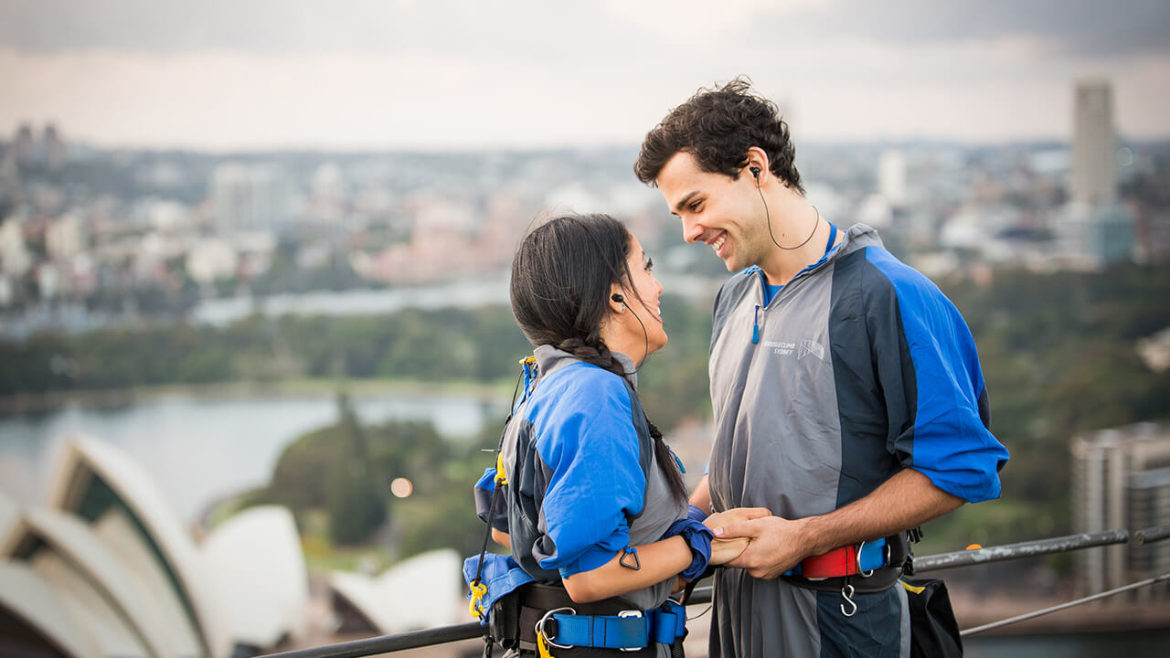 Taking love to new heights - BrigdeClimb's Wedding Climb