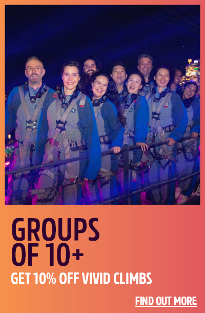 BridgeClimb groups offer for Vivid Sydney Climbs
