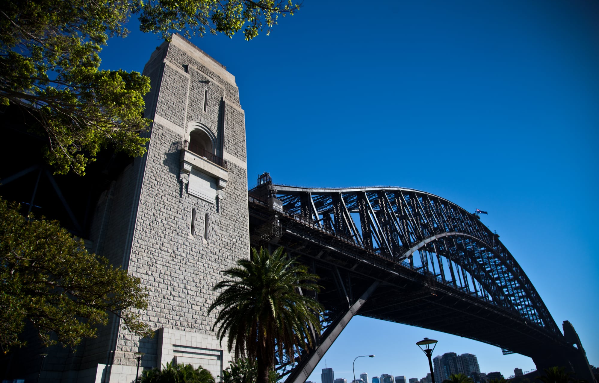 south east pylon of the sydney harbour bridge
