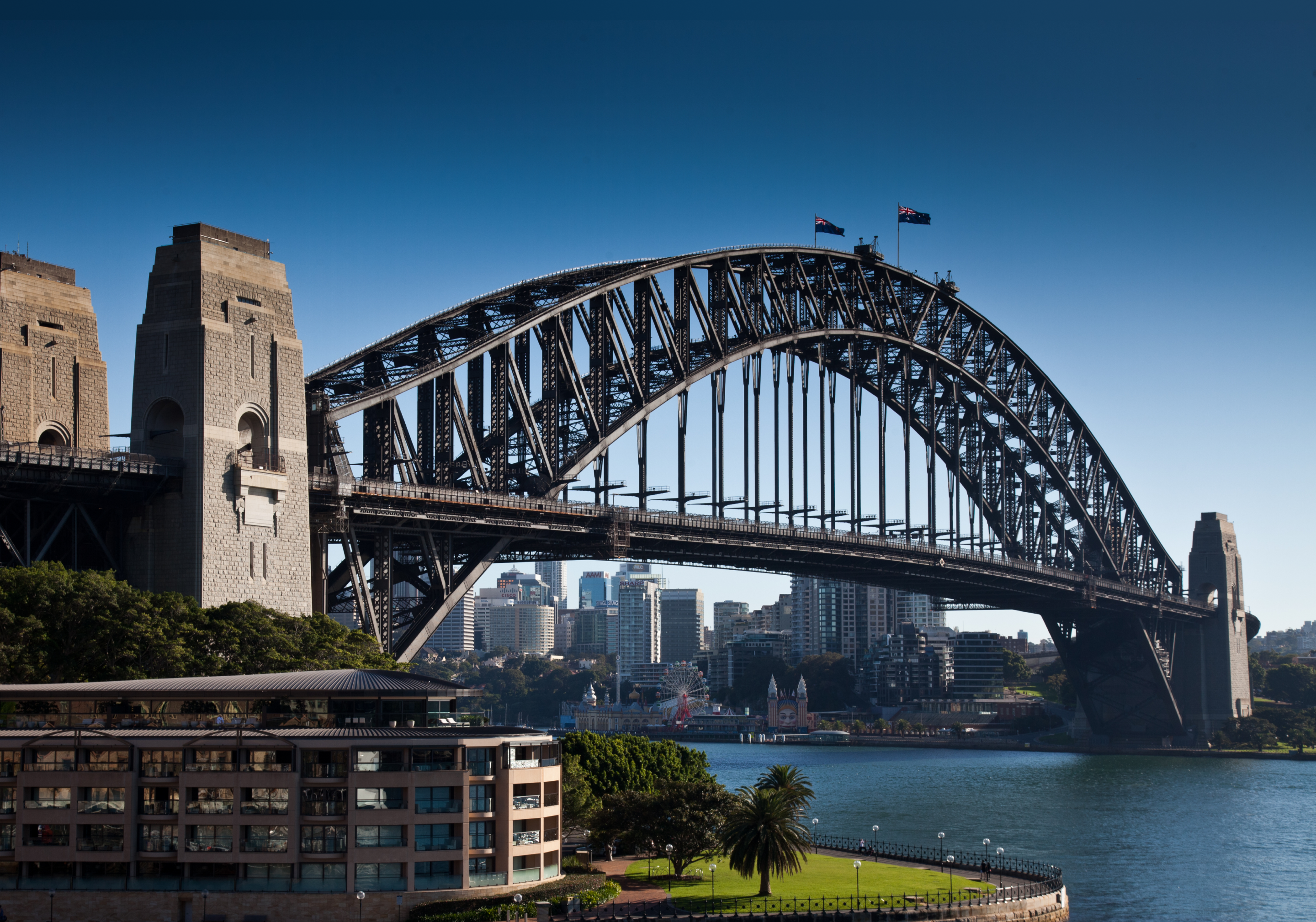 Harbour bridge. Сиднейский мост Харбор-бридж. Сиднейский Харбор-бридж, Австралия. Мост Харбор бридж в Австралии. Мост Харбор бридж сверху.