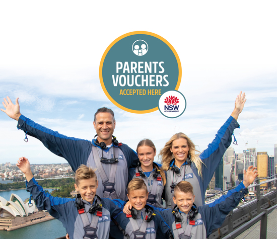 Use your Parents NSW Vouchers at BridgeClimb