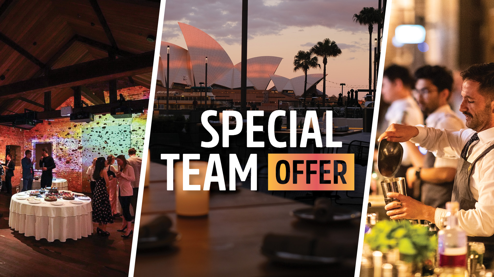 vivid sydney special offer for teams including a bridgeclimb and a dining experience