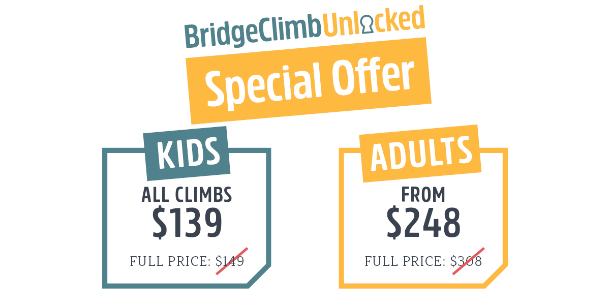 bridgeclimb unlocked special offer - deals and discounts