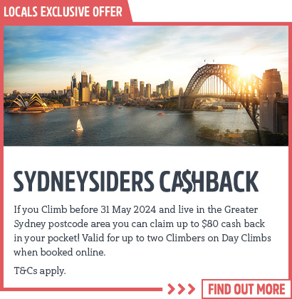 bridgeclimb special offer for locals sydneysiders cashback