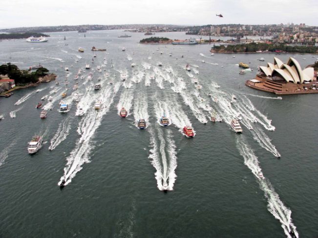 Australia Day Ferrython on Sydney Harbour