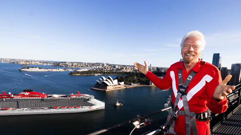Welcoming Virgin Voyages to Sydney with Richard Branson