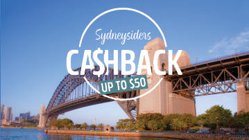 Sydneysiders Cashback