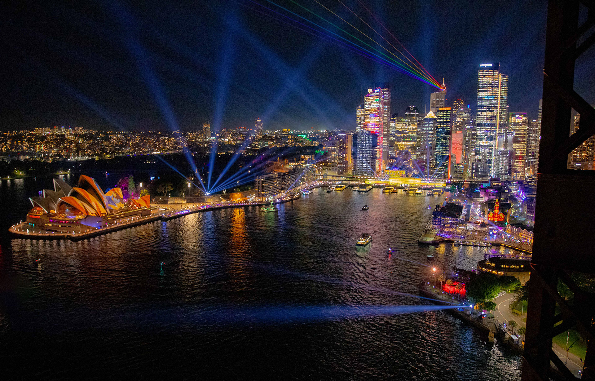 vivid sydney city view
