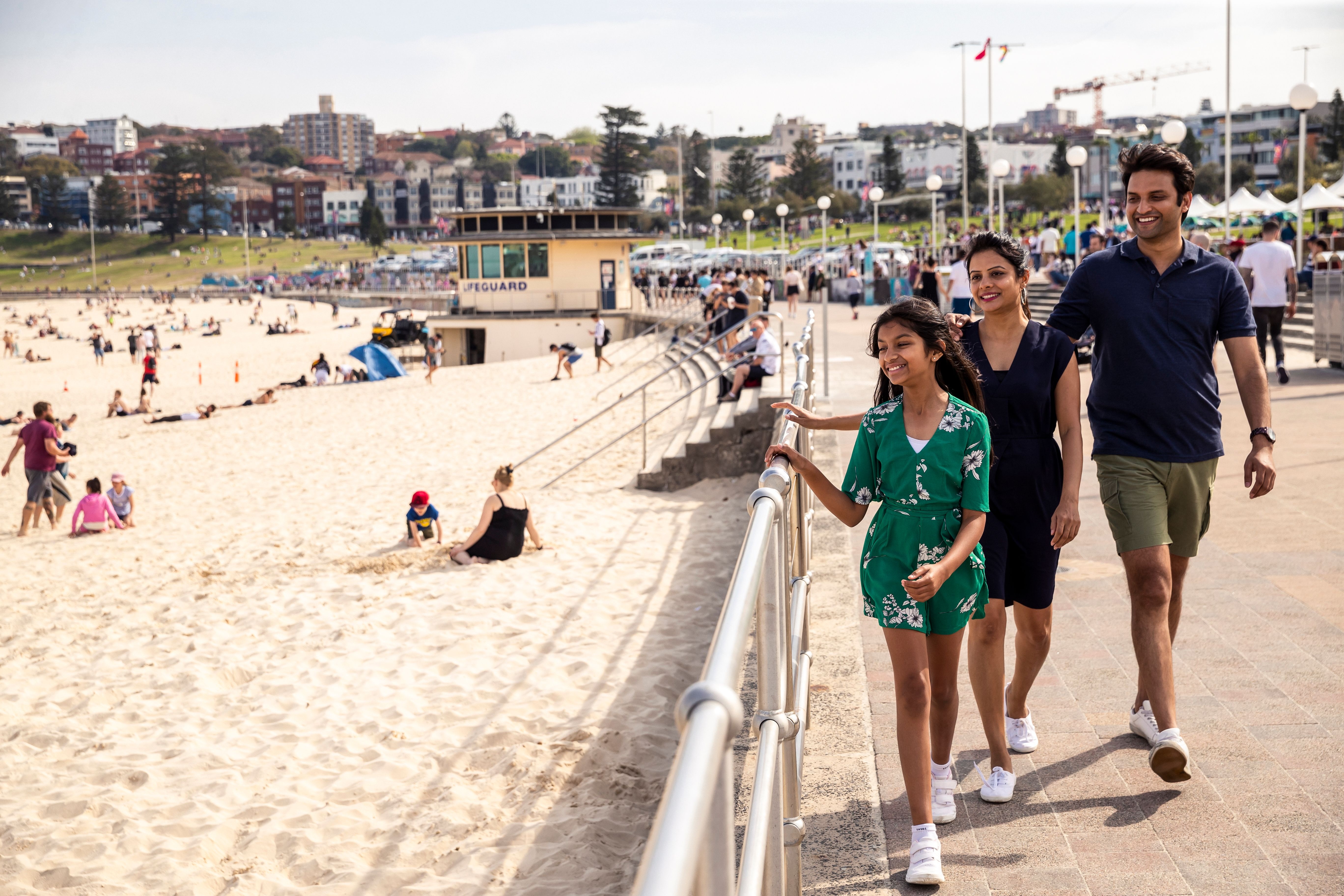 Family day at Bondi