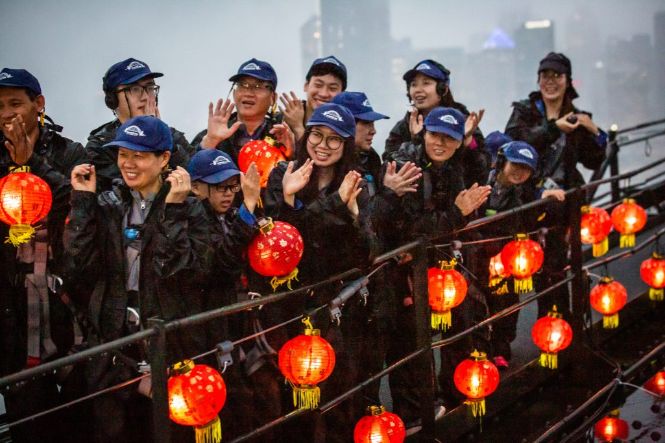 Lantern Festival on Sydney Harbour Bridge