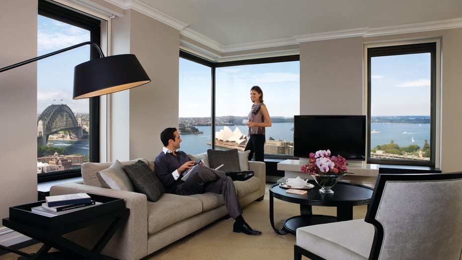 Four Seasons Hotel Sydney couple staycation getaway
