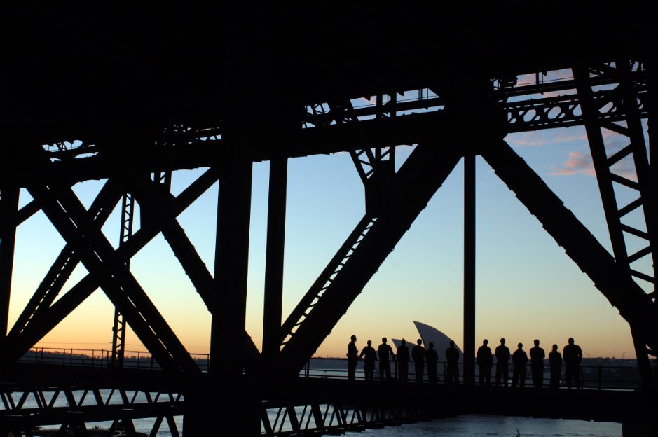 Sydney Harbour Bridge at dawn