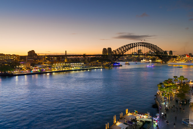 Harbour Bridge views at the Pullman Quay Grand Sydney