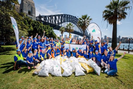 BridgeClimb celebrating Clean Up Australia Day