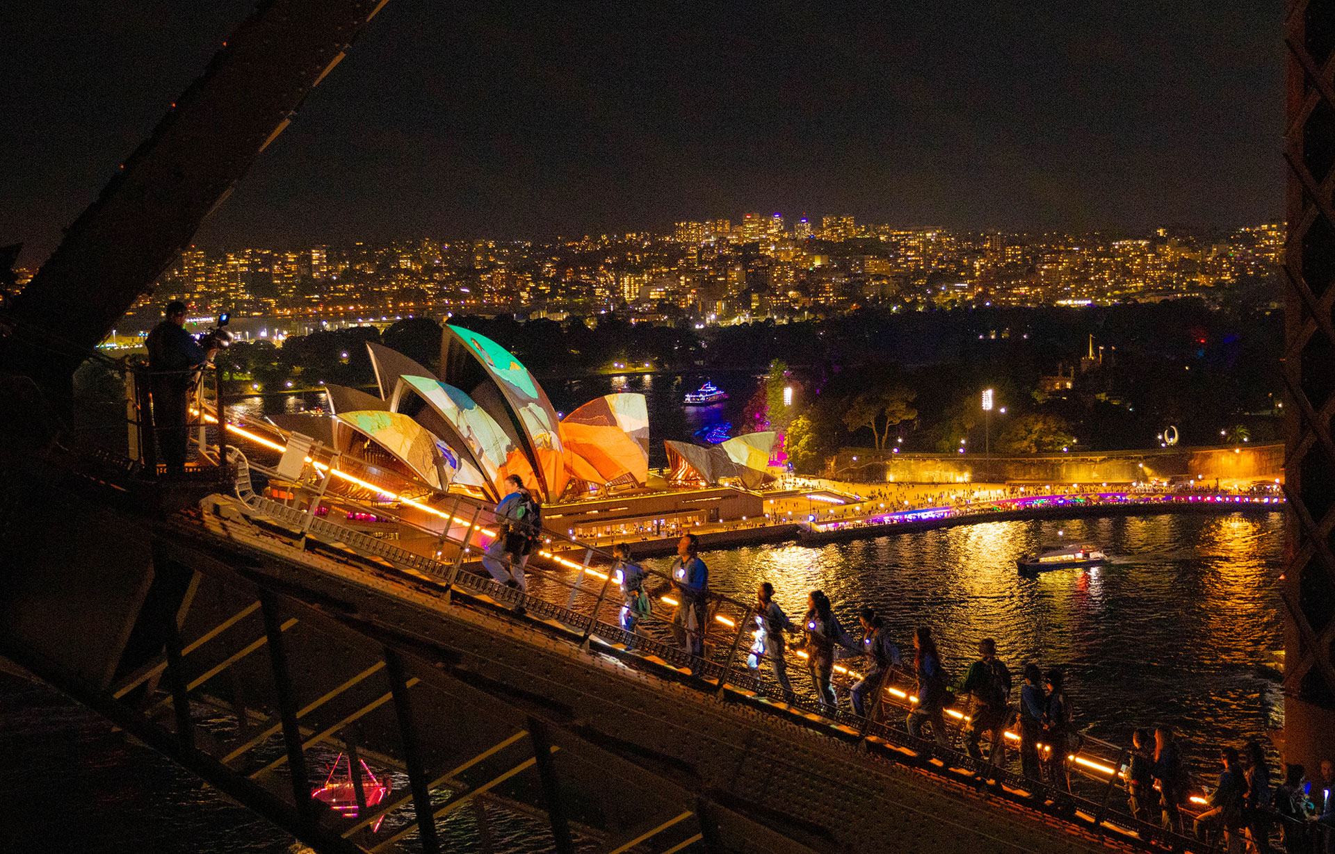 the vivid sydney climb